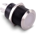 thumbnail image 1 of Sierra AV10130B 20A Push Button Halo Switch, Blue, 1 of 1