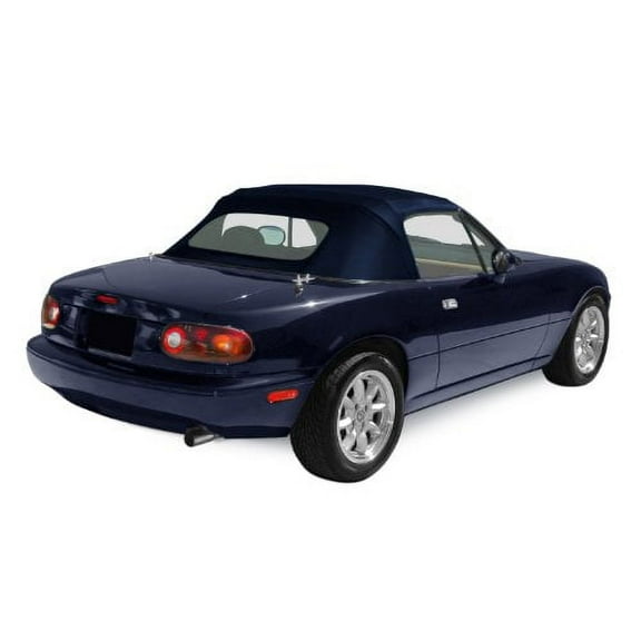 Sierra Auto Tops Convertible Top Replacement for Mazda Miata MX5 1990-2005, Stayfast Canvas, Blue