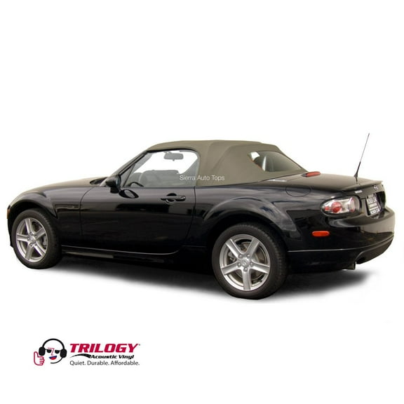 Sierra Auto Tops Convertible Top Replacement for Mazda Miata MX5 2006-2015, Twill Vinyl, Camel