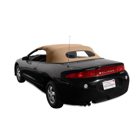 Sierra Auto Tops Convertible Top Replacement for Mitsubishi Eclipse 1994-1999, Stayfast Canvas, Beige