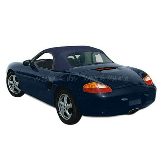 Sierra Auto Tops Convertible Top Replacement for Porsche Boxster 1997-2002, TwillFast II Canvas, Blue