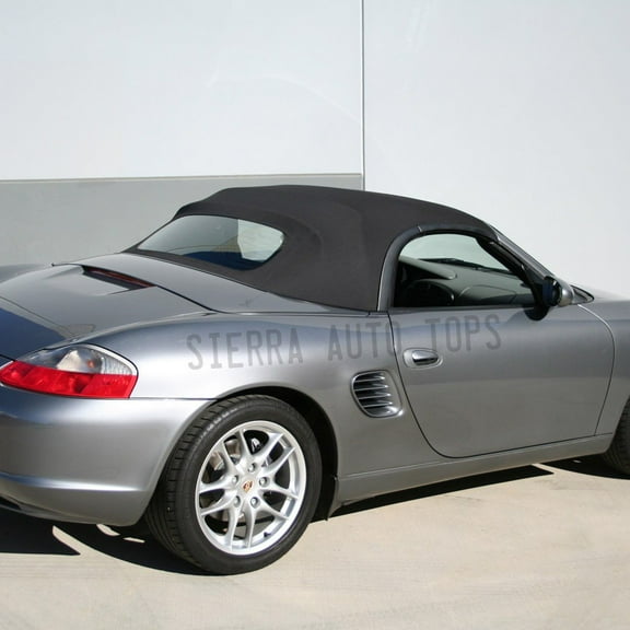 Sierra Auto Tops Convertible Top Replacement for Porsche Boxster 2003-2004, German A5 Canvas, Graphite Gray