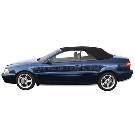 Sierra Auto Tops Convertible Top Replacement for Volvo C70 Cabriolet 1998-2006, Stayfast Canvas, Black