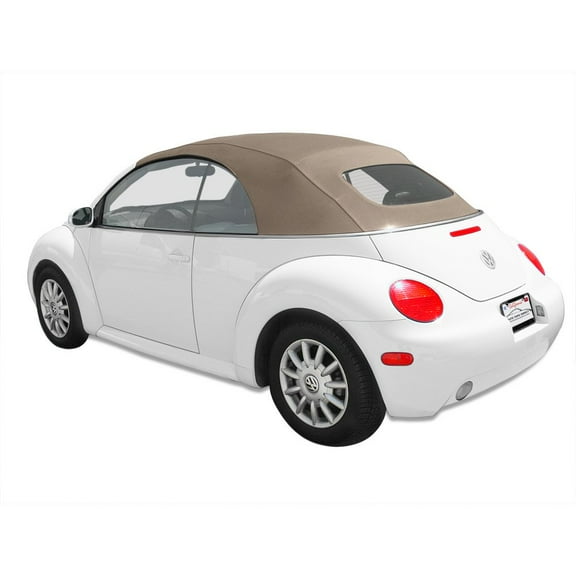 Sierra Auto Tops Volkswagen Beetle Convertible Top Manual Opening German A5 Canvas Cream