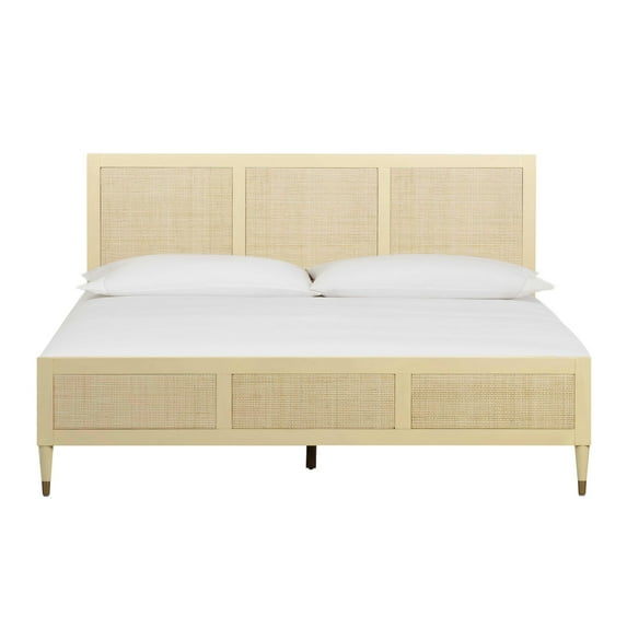 TOV Furniture Sierra Buttermilk Bed in Queen