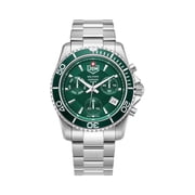 JDM Military Sierra Chrono Green with Stainless Steel