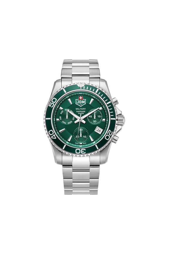 Sierra Chrono Green with Stainless Steel