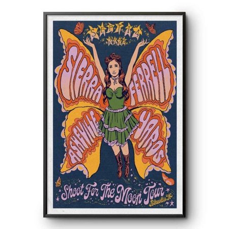 Sierra Ferrell Poster 2025 Shoot For The Moon Tour Asheville Concert Size 24''x36''-Gategoo