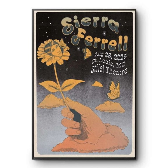 Sierra Ferrell St. Louis August 26 2025 Poster Size 24''x36'' -Gategoo