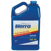 Sierra Full Synthetic Marine Engine Oil SAE 30, 5 qt