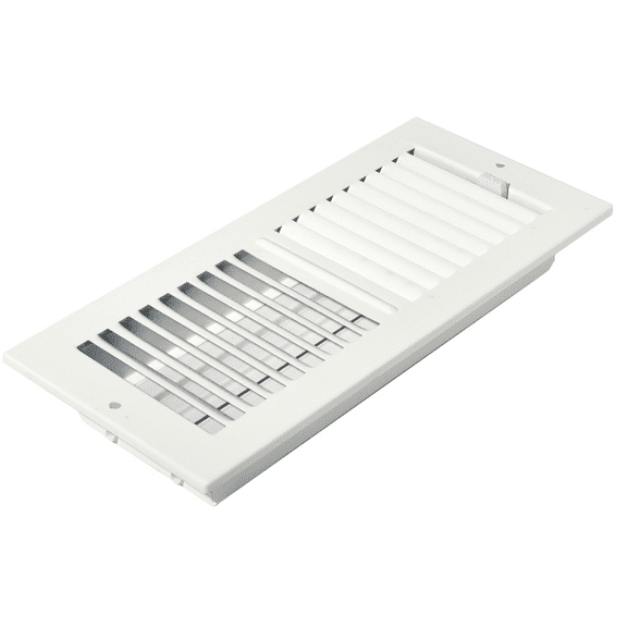 Sierra Grates 4 x 12 2 WAY Wall and Ceiling Register in Glacier White