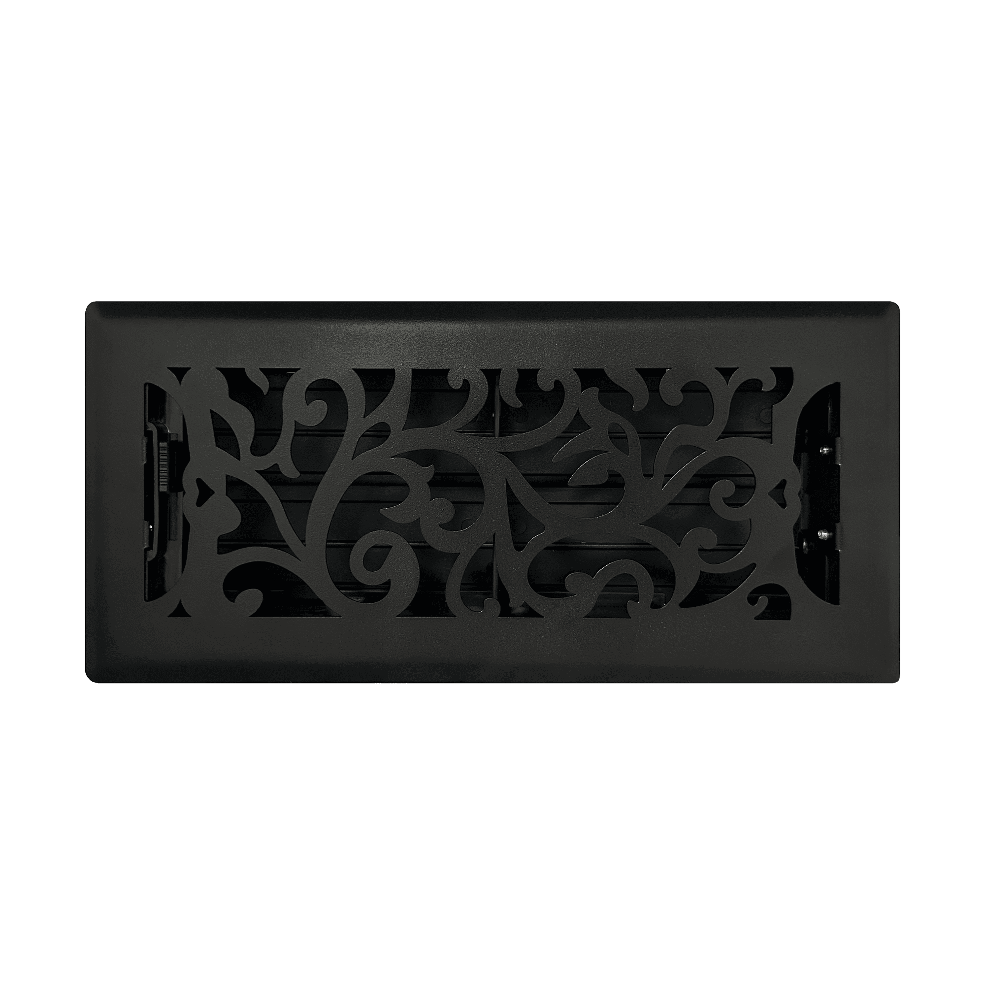 Sierra Grates 4 x 12 Black Floral Floor Register