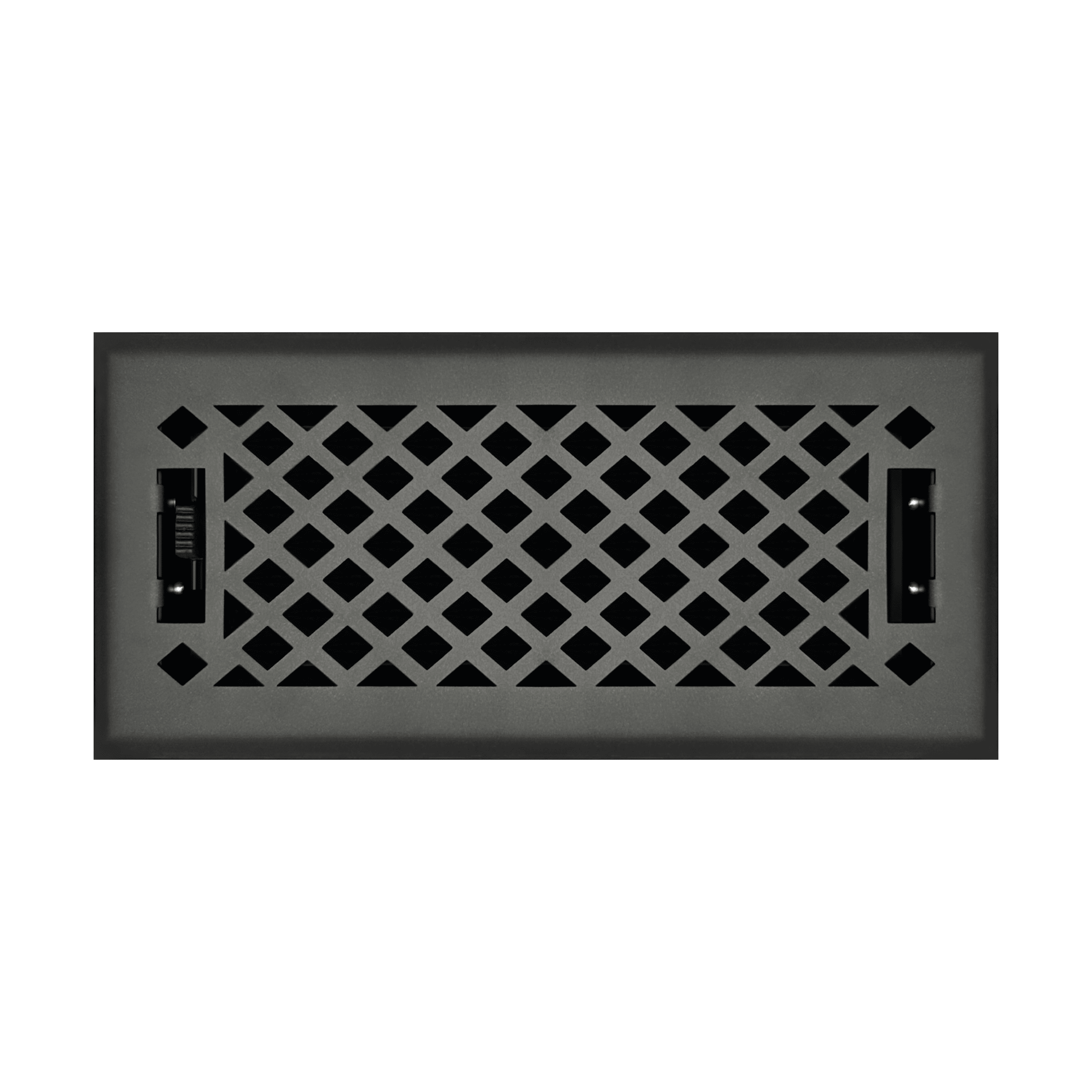 Sierra Grates Lattice Floor Register - 4 x 10 Hole Size - Metallic Bronze Finish