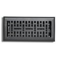 thumbnail image 1 of Sierra Grates Metro Floor Register 4 inch X 14 inch Cast Iron Black, 1 of 9