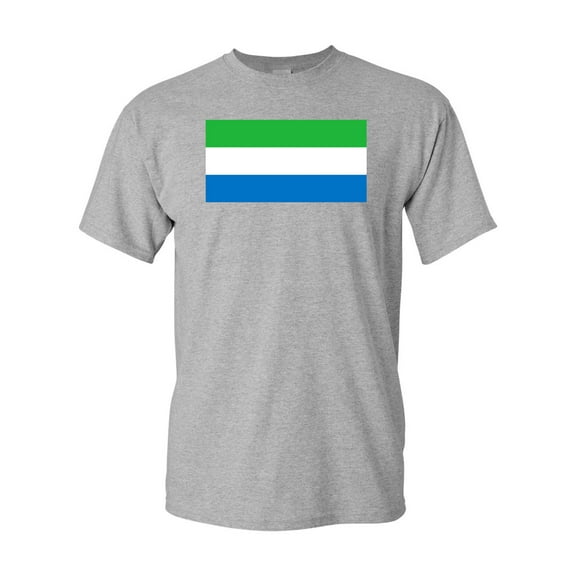 Sierra Leone Country Flag Adult DT T-Shirt Tee