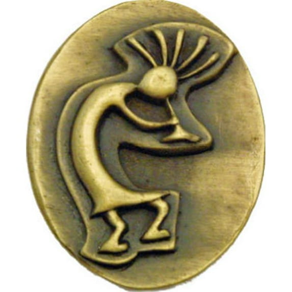 Sierra Lifestyles SL-681371 Antique Brass Kokopelli Cabinet Knob