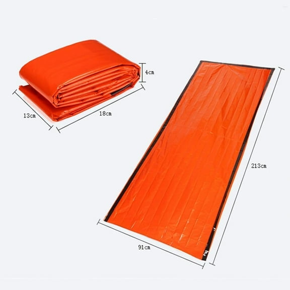 Sierra Madre Emergency Sleeping Bag, 84"x36"Emergency Sleeping Bags for Survival Sleeping Bag, Tiny Portable Thermal Waterproof Bivy Sack Blanket