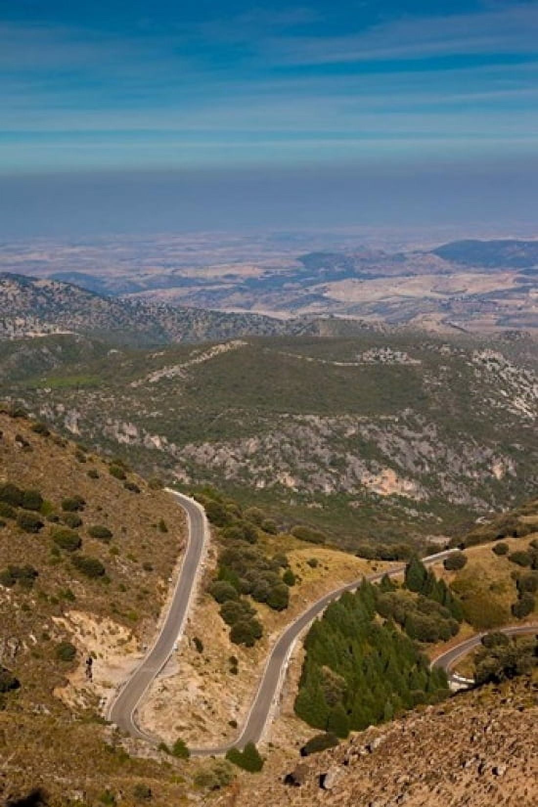 Sierra Margarita Landscape Grazalema-Zahara de la Sierra Spain Canvas Art - Walter Bibikow DanitaDelimont (18 x 24)