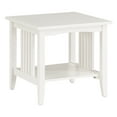 thumbnail image 1 of Sierra Mission End Table in White Finish in Engineered Wood, 1 of 9