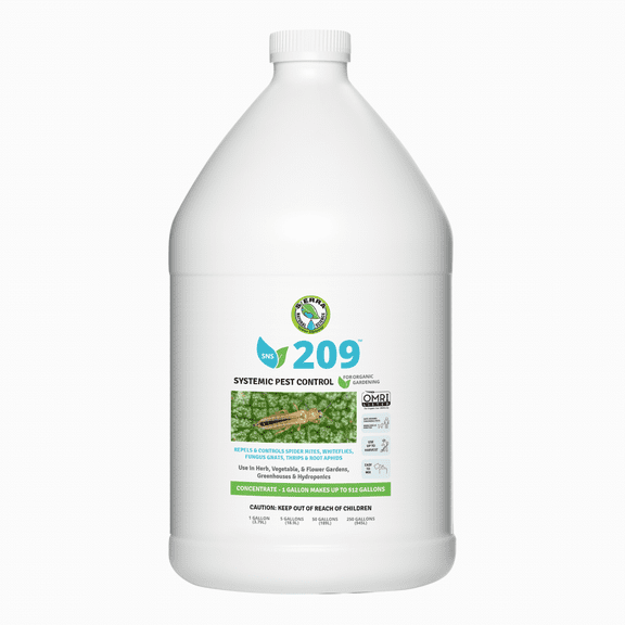 209 Systemic Pest Control - OMRI Listed - 128 fl oz Jug by Sierra Natural Science