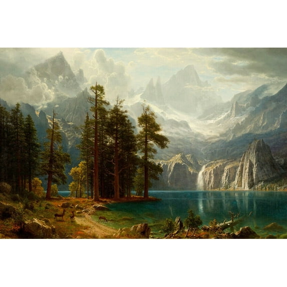 Sierra Nevada Bierstadt - CANVAS OR PRINT WALL ART