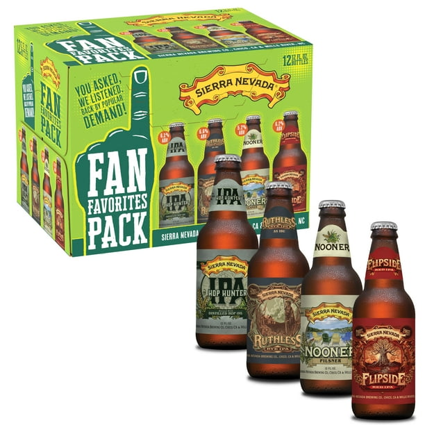 Sierra Nevada Fan Favorites Craft Beer Variety Pack, 12 Pack, 12 fl oz
