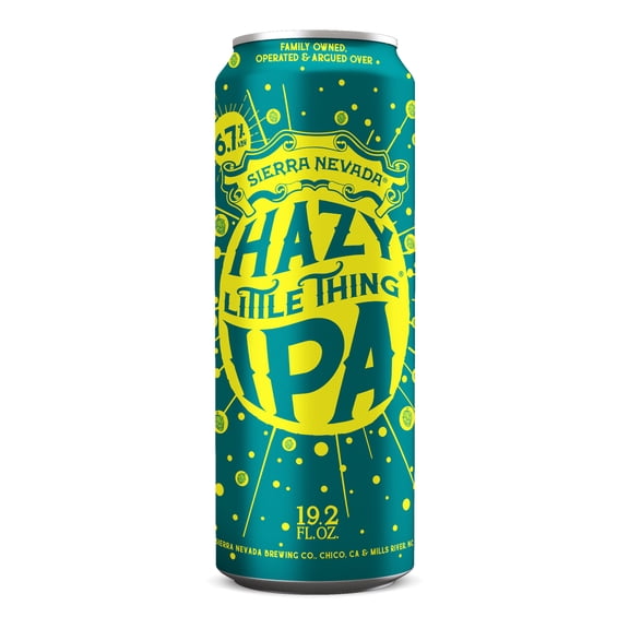 Sierra Nevada Hazy Little Thing IPA Craft Beer,19.2 fl oz Aluminum Can, 6.7% ABV