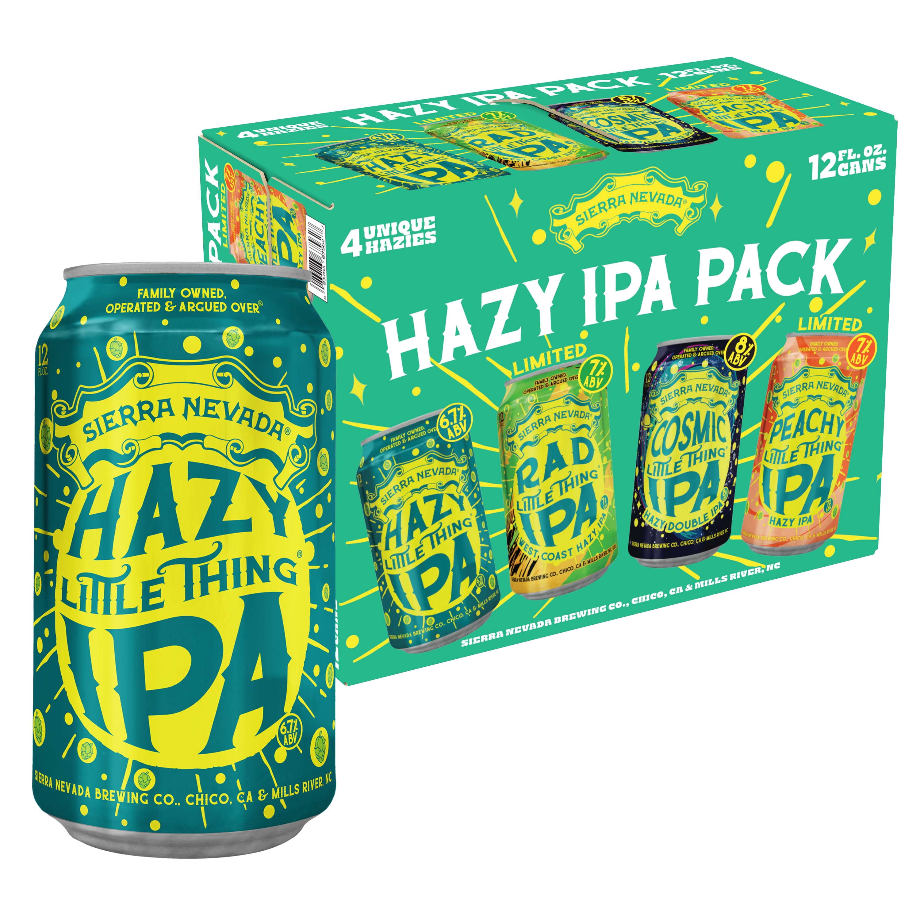 Sierra Nevada, Craft Beer, Little Things Hazy IPA Variety Pack 12