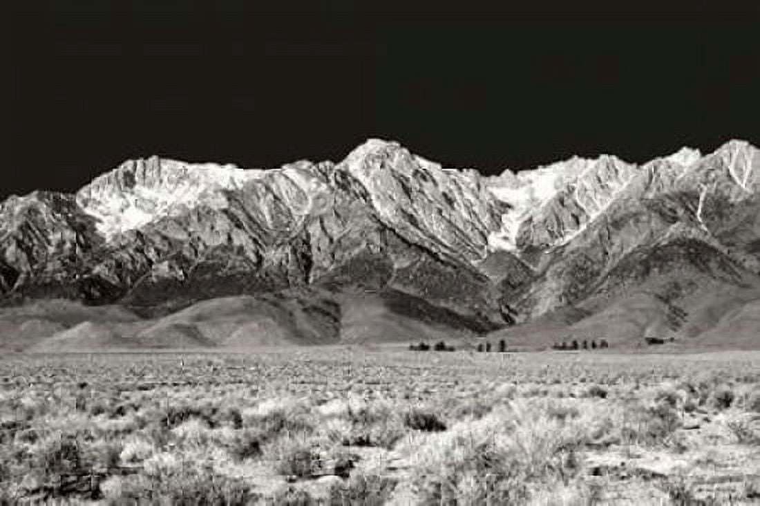 Sierra Nevada Mountains I BW Canvas Art - Douglas Taylor (12 x 18)