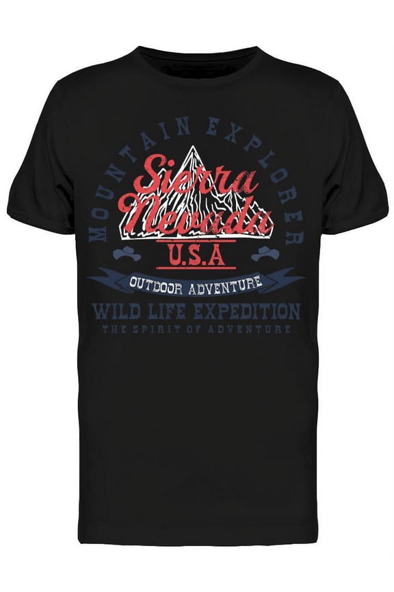 Sierra Nevada Mt. Explorer T-Shirt Men -Image by Shutterstock, Male Small