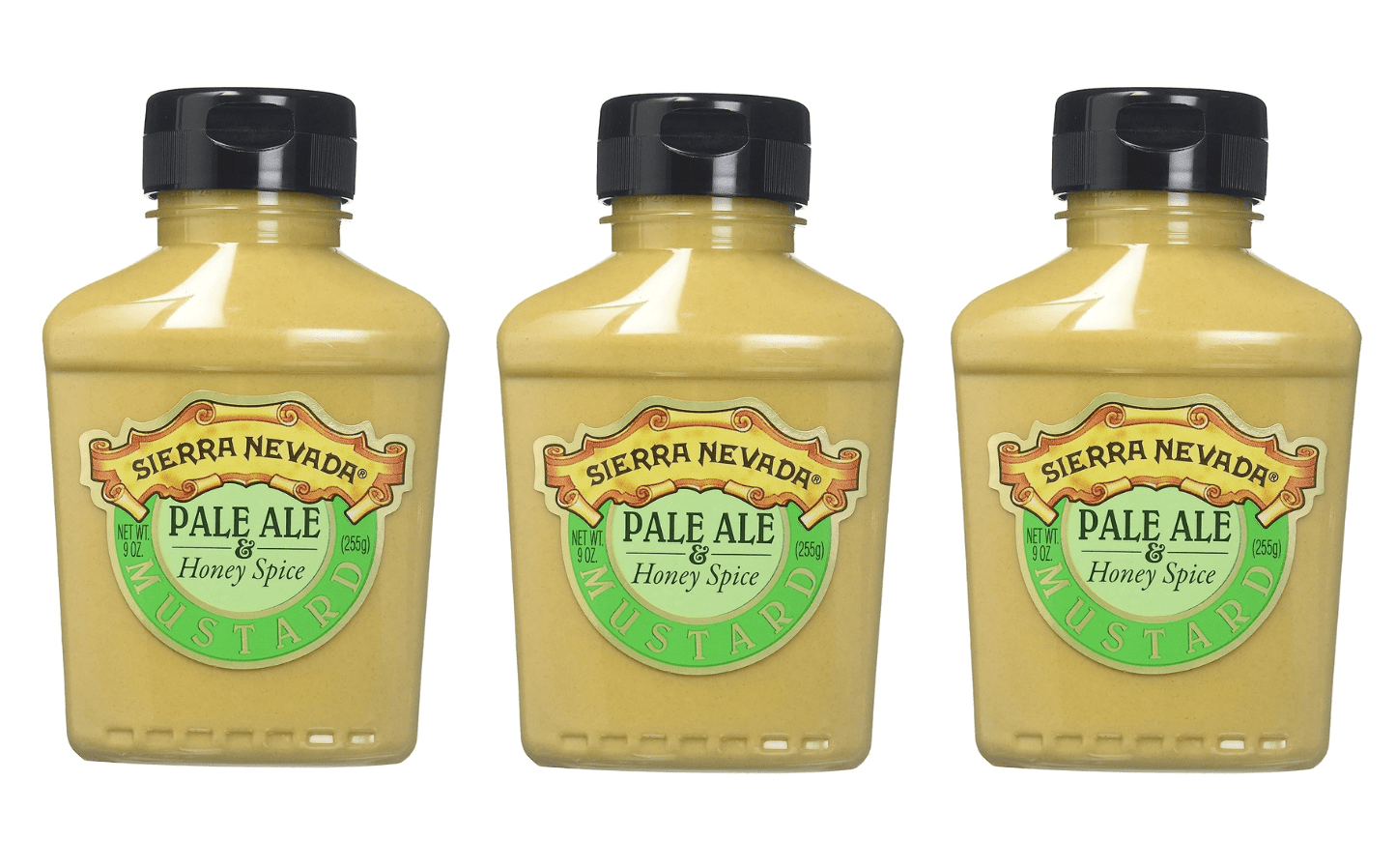 Sierra Nevada Mustard Pale Ale and Honey Spice 9 oz, 255g-3 Packs