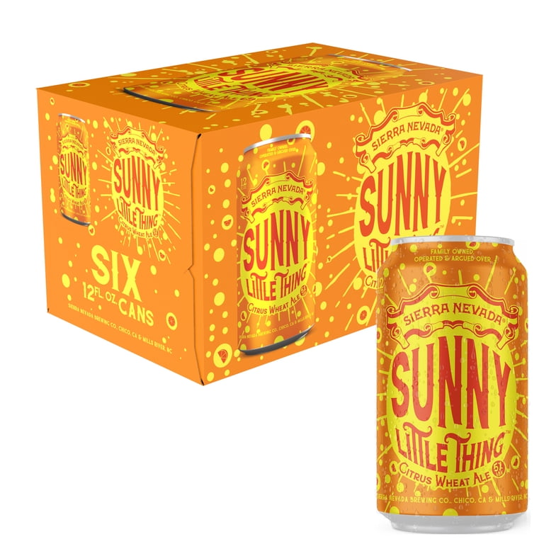 Sierra Nevada Sunny Little Thing Citrus Wheat Ale Craft Beer, 6