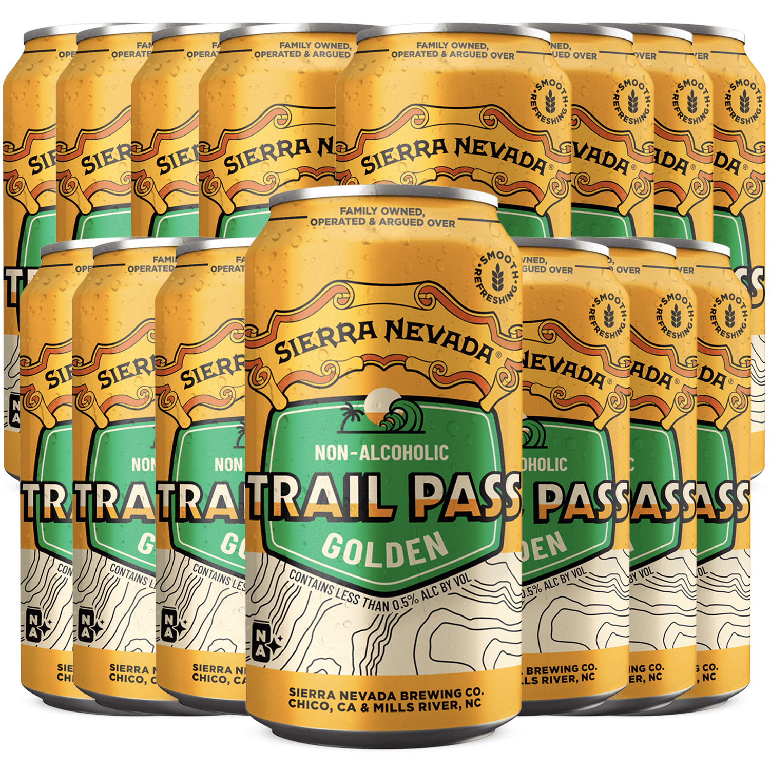 Sierra Nevada Trail Pass Golden NonAlcoholic Beer 12oz Cans