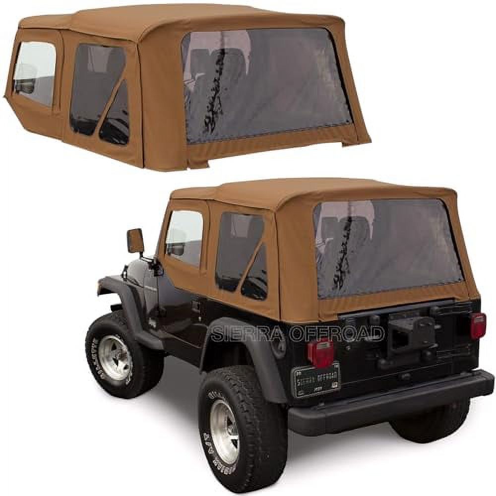 Sierra Offroad Soft Top For 1997 To 2006 Jeep Wrangler TJ Spice 