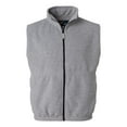thumbnail image 1 of Sierra Pacific Mens Fleece Full-Zip Vest, 3XL, Heather Grey, 1 of 5