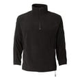 thumbnail image 1 of Sierra Pacific - Unisex Microfleece Quarter-Zip Pullover - 3351 - Onyx Black, 1 of 5