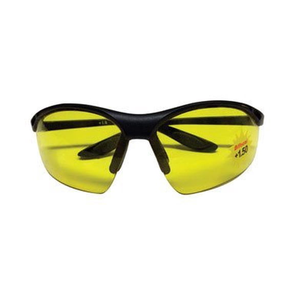 BIFOCAL SFTY RDRS AMBER