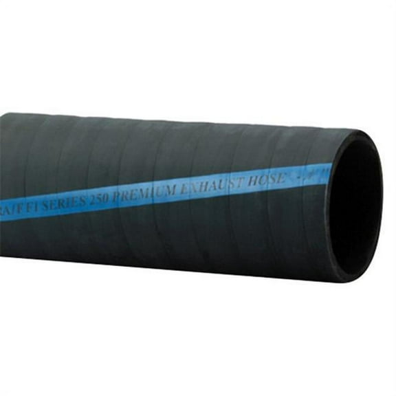 Sierra SR18.116.250.2004 Shieldsflex II 2 in. x 12.5 ft. Black Rubber Water & Exhaust Hose with Wire