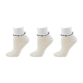 thumbnail image 1 of Sierra Socks Big Girls' Seamless Toe Ripple Lettuce edge Cotton Socks, 1 of 3