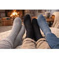 thumbnail image 1 of Sierra Socks Cable Pattern Crew Bamboo 3 Pair Pack Socks (Assorted-II (Navy/Charcoal/Gray)), 1 of 10
