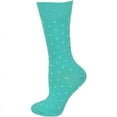 thumbnail image 1 of Sierra Socks Combed Cotton Pin Dot Crew Casual Women's Socks W911, 1 of 1