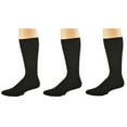 thumbnail image 1 of Sierra Socks Arthritic Men’s Crew Cushioned Sole Smooth Toe - 3 Pairs, Black, Size 10-13, 1 of 5