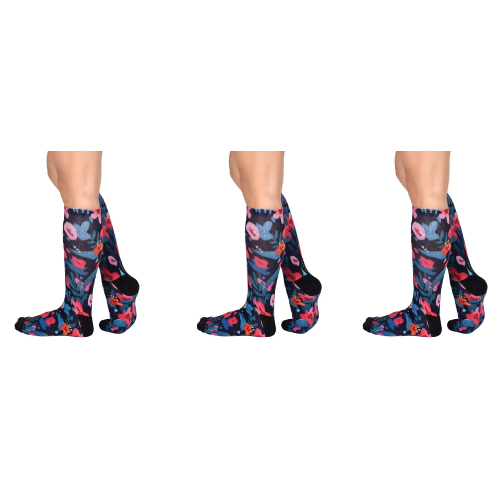 Sierra Socks Flower Patch Pattern Unisex Socks, Comes in 1-pair, 2 Pair & 3  Pair Pack - Walmart.com