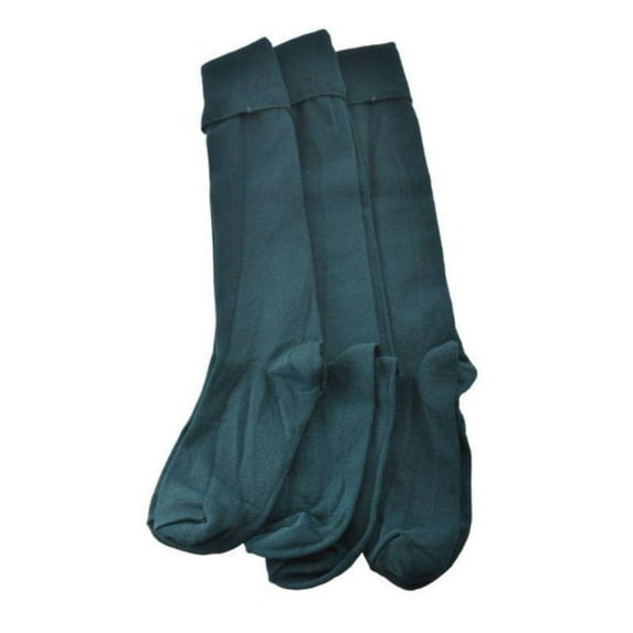 Sierra Socks Girls’ Uniform Knee-High Nylon Dress Socks, School Dress Socks, 3 Pair Pack