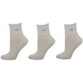 thumbnail image 1 of Sierra Socks Girl's School Uniform Pima Cotton Socks,  Seamless Turn Cuff Dress Socks, Women's Ribbed Crew Socks, 3 Pair Pack, 1 of 9
