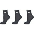 thumbnail image 1 of Sierra Socks Girls’ School Uniform Pima Cotton Crew Socks, Turn Cuff, Seamless Toe, 3-Pack, 1 of 9