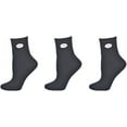 thumbnail image 1 of Sierra Socks Girls School Uniform Socks 3-Pack, Turn Cuff, Shoe Size 9-13, Navy, 1 of 9