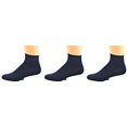 thumbnail image 1 of Sierra Socks Men's Bamboo No Show Seamless Toe Socks 3 Pair Pack, 1 of 5