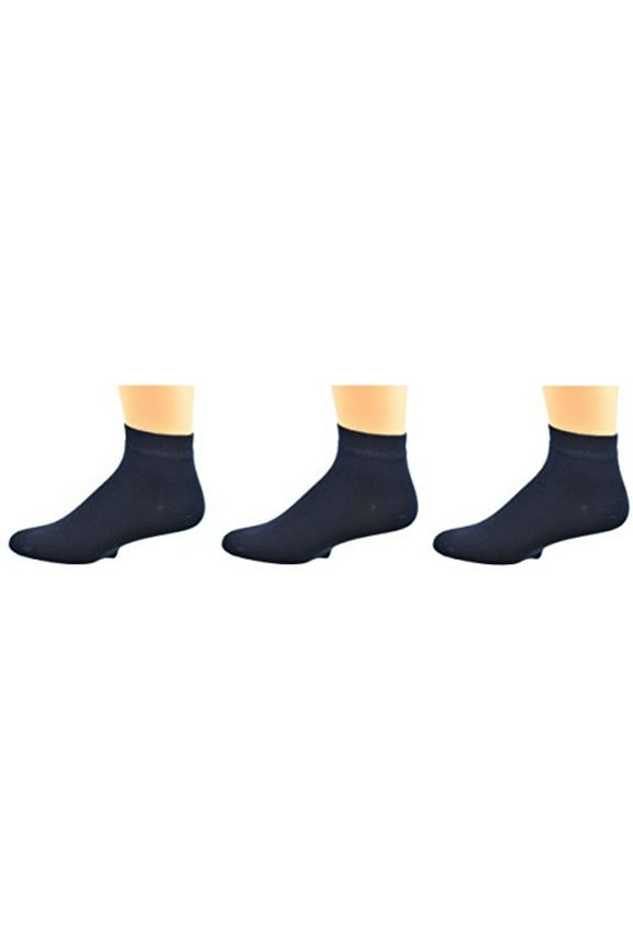 Men's Bamboo No Show Seamless Toe Socks 3 Pair Pack