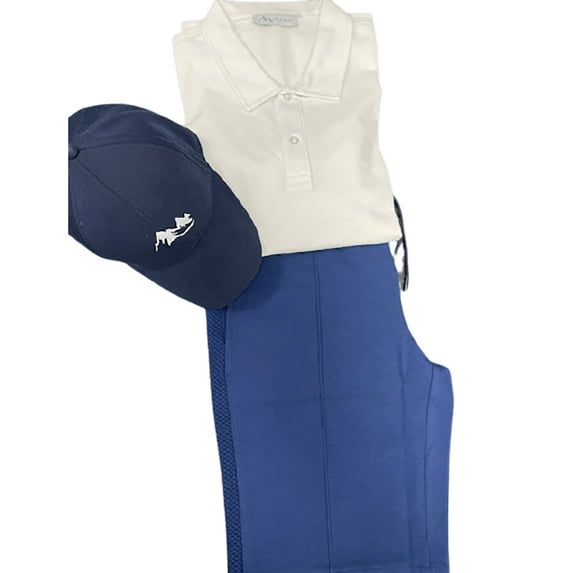 Sierra Socks Men's Polo T-Shirt, Bermuda Short and Hat Set (3-Piece)